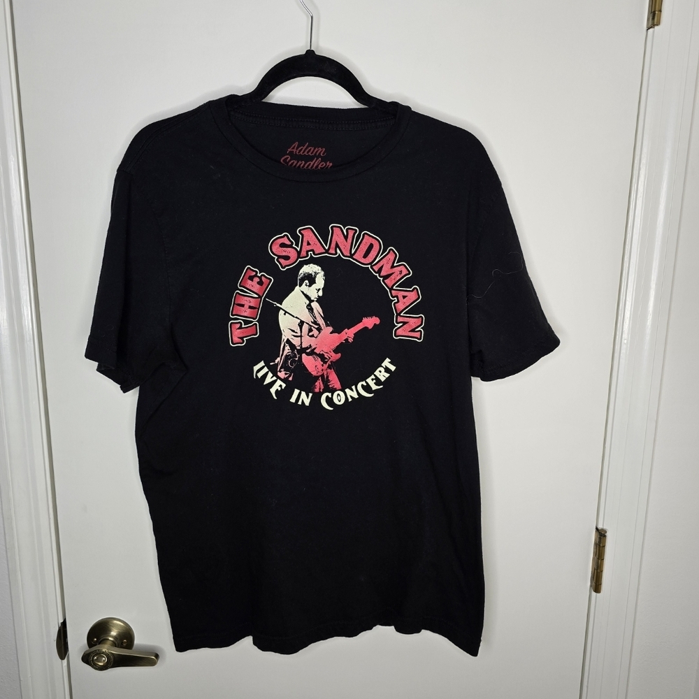 Adam Sandler Black Concert Graphic Tee Large